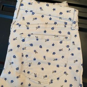 Gap printed denim shorts